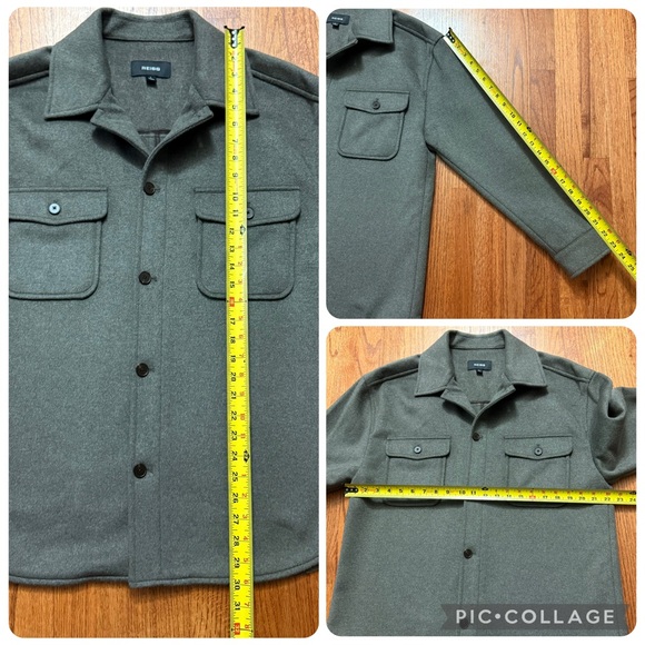 Reiss Liam Wool-Blend Jacket in Gray size L - Picture 16 of 16